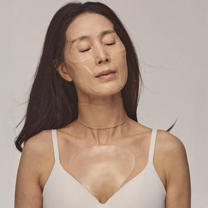 Kit Completo Placas Flexíveis de Silicone Certaskin – Pescoço, Colo, Testa, Olhos & Sorriso