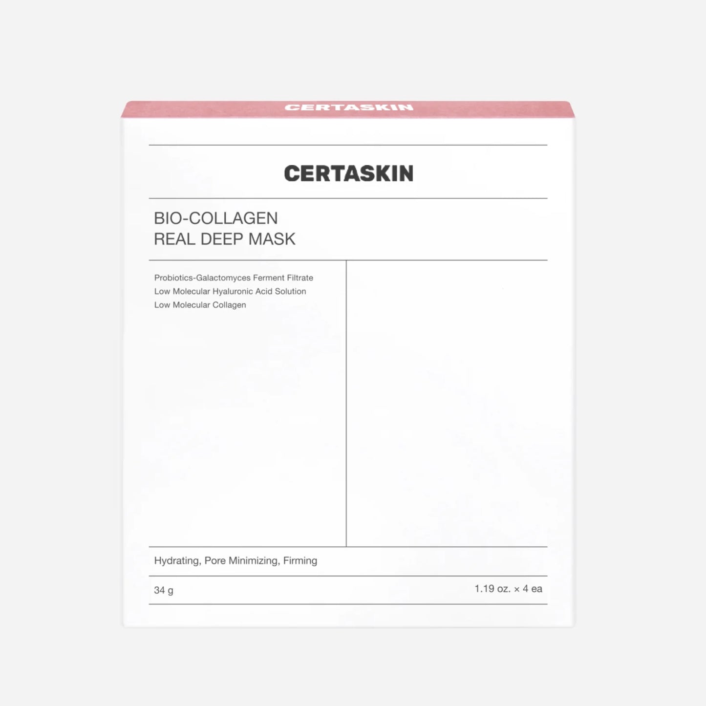 Bio Collagen Mask Certaskin – Máscara de Bio Colágeno