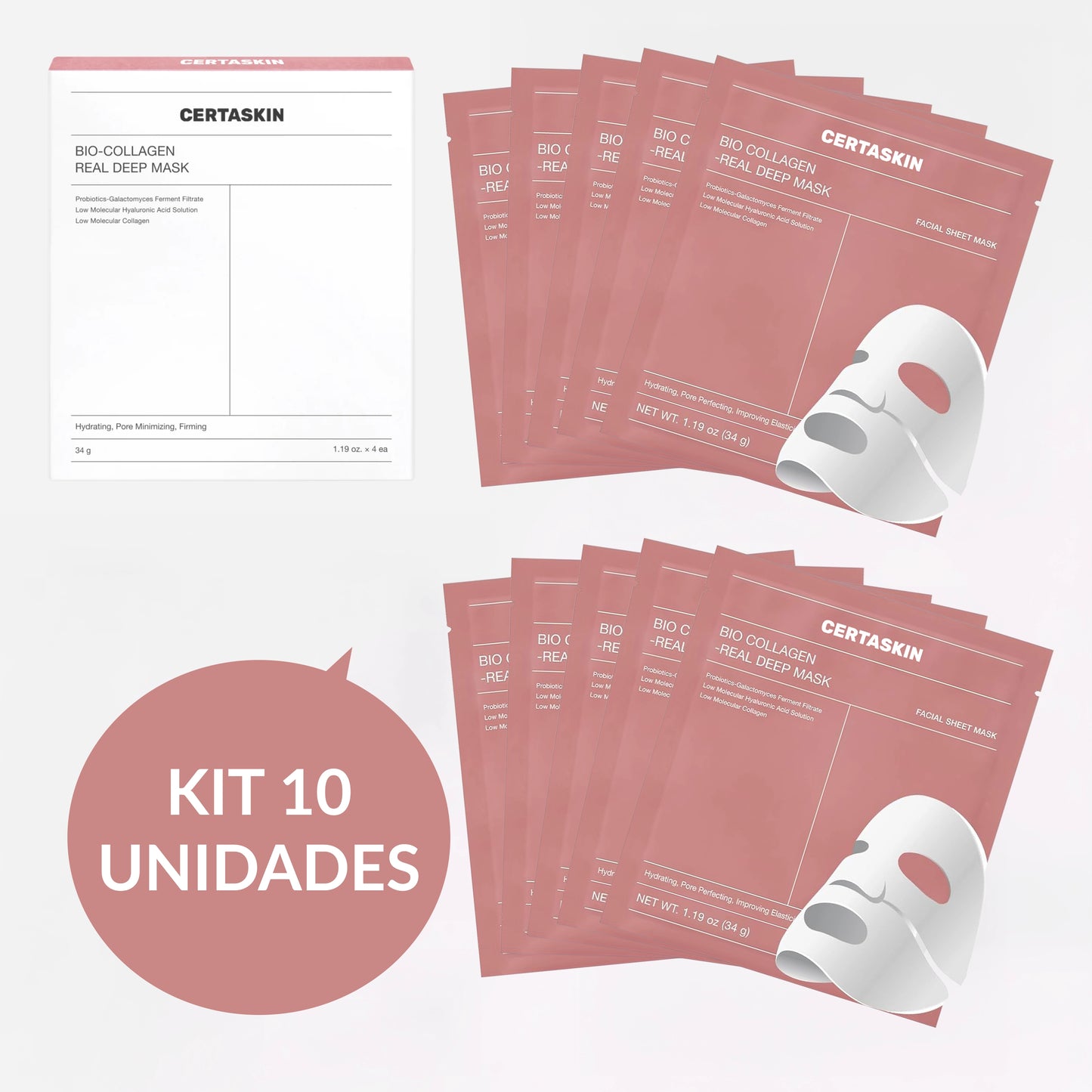 Bio Collagen Mask Certaskin – Máscara de Bio Colágeno