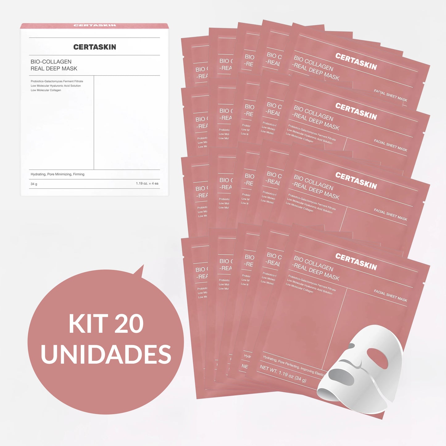 Bio Collagen Mask Certaskin – Máscara de Bio Colágeno